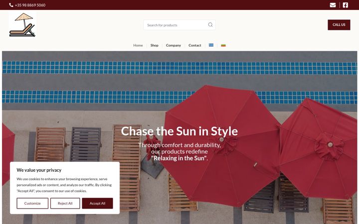 Screenshot of bamboo-store.com
