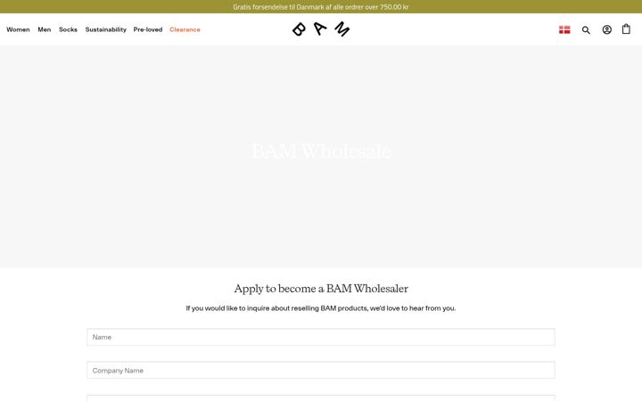 Screenshot of bambooclothingwholesale.co.uk