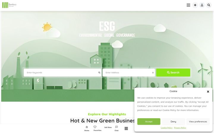Screenshot of bamboomarkt.com