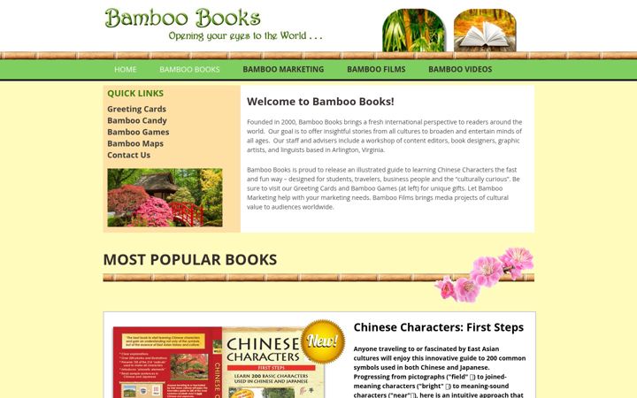Screenshot of bamboophilosophy.com