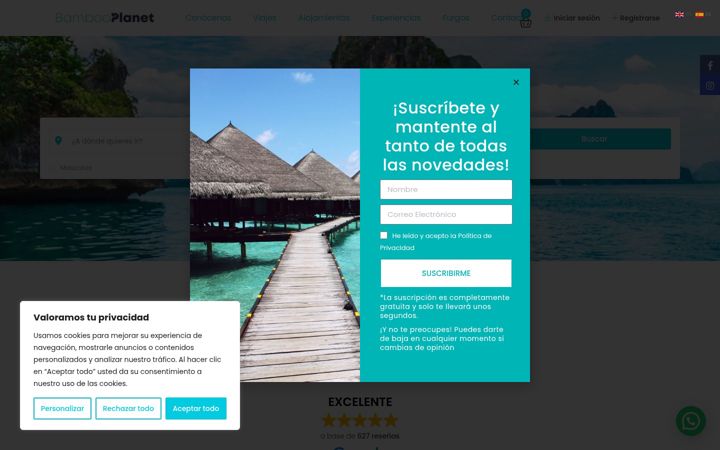 Screenshot of bambooplanet.es