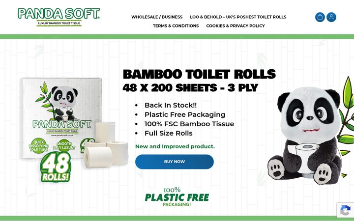 Screenshot of bambootoiletpaper.co.uk