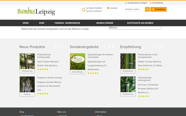 Skärmbild av bambus-leipzig.de