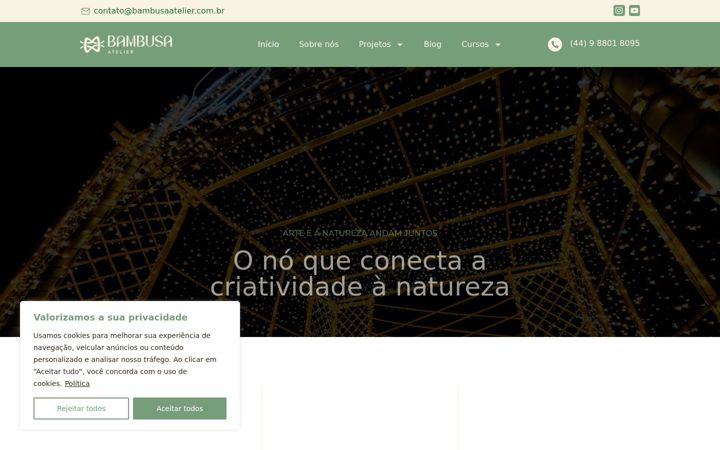 Snimka zaslona za bambusaatelier.com.br