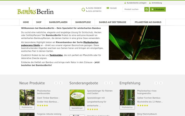 Skärmbild av bambusberlin.de