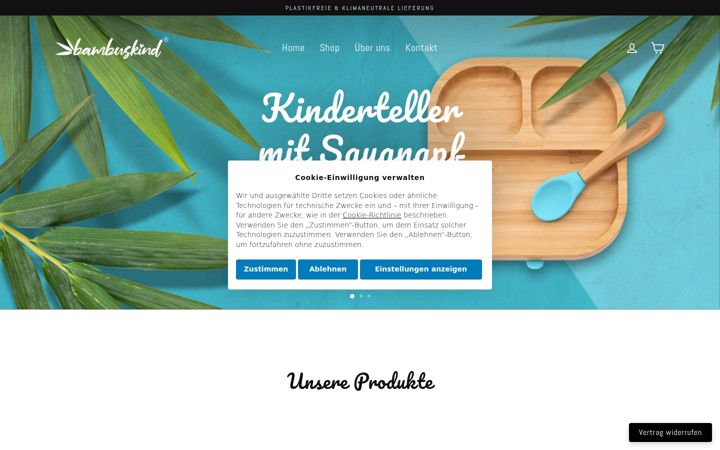 Screenshot of bambuskind.de