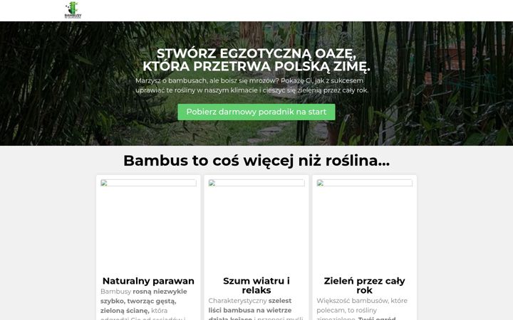 Screenshot of bambusywogrodzie.pl