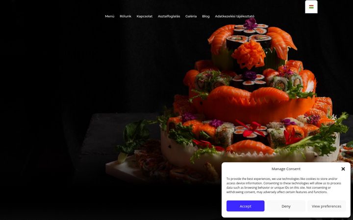 Screenshot of bambuszliget.hu