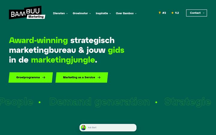 Screenshot of bambuu.nl