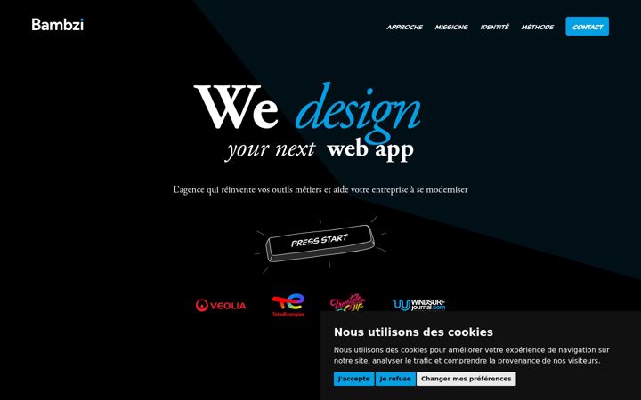 Screenshot of bambzi.fr