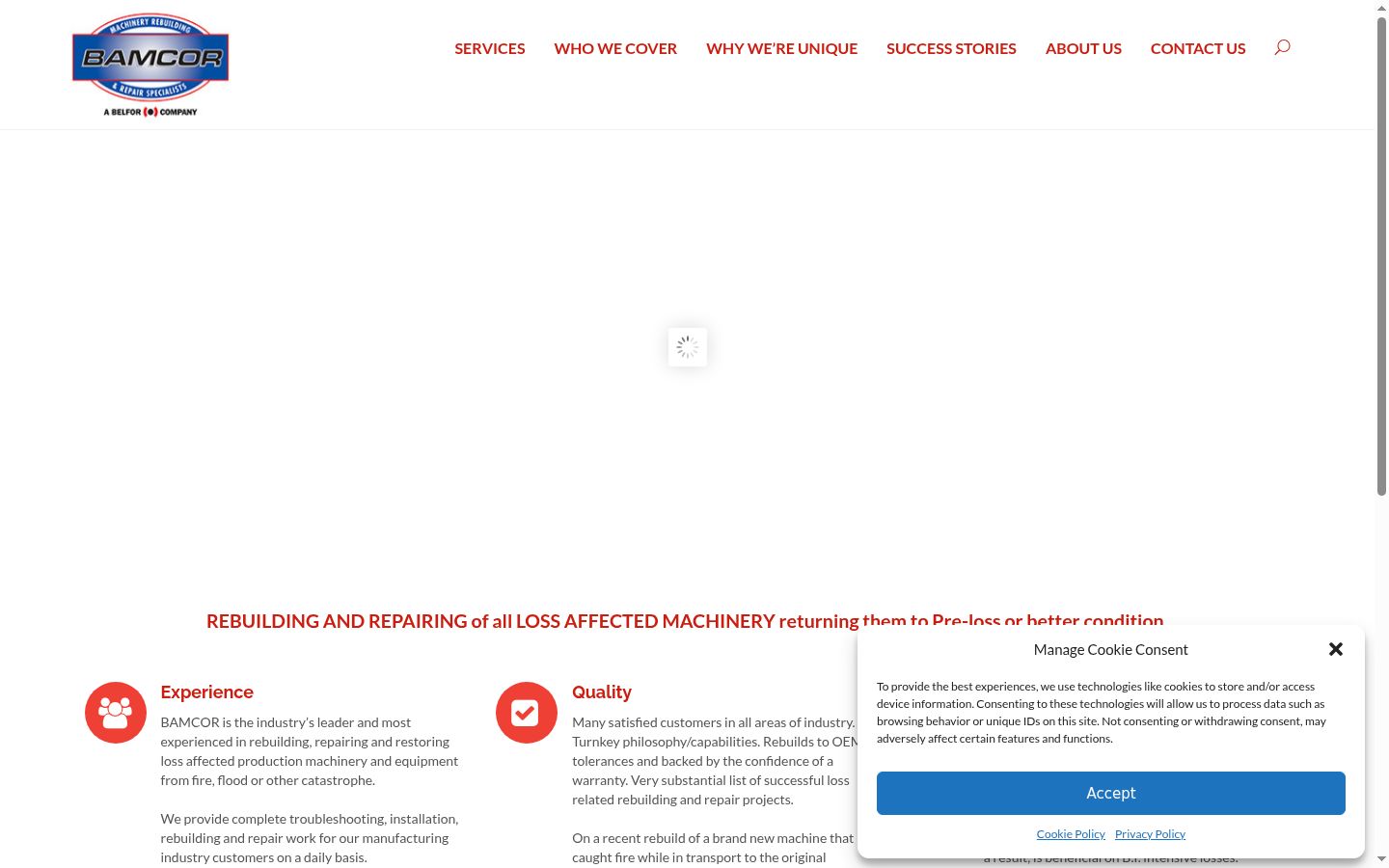 Screenshot des Einwilligungsbanners vor jeglicher Interaktion