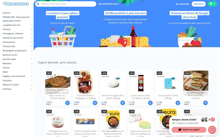 Screenshot of bamcourses.com