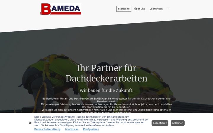 Screenshot of bameda.de