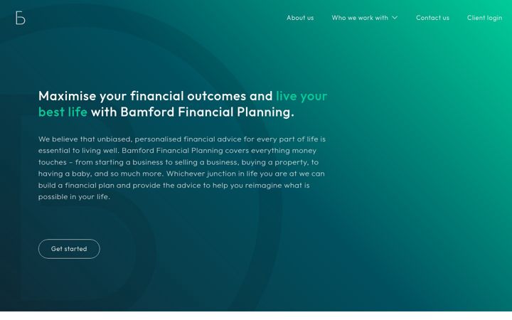 Screenshot of bamfordfp.co.uk