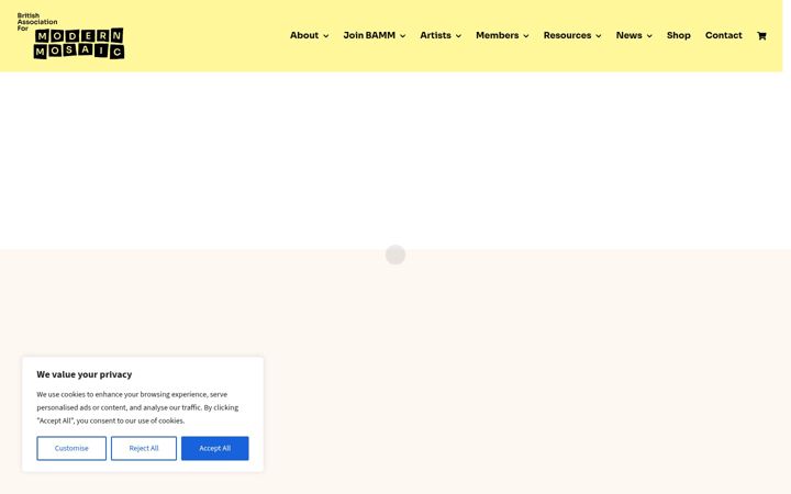 Screenshot of bamm.org.uk