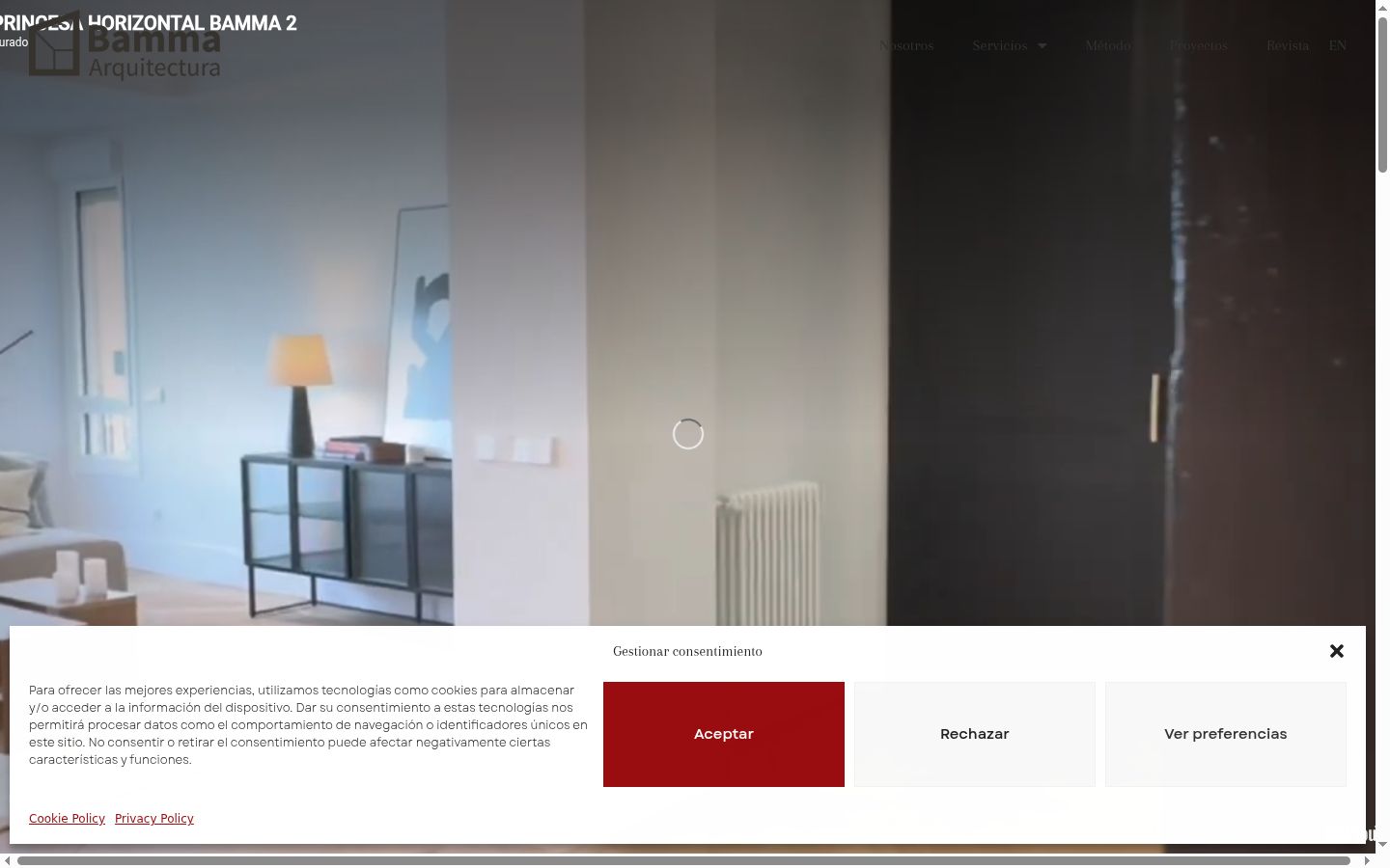 Sutikimo reklamjuostės, rodytos prieš bet kokią sąveiką, ekrano kopija