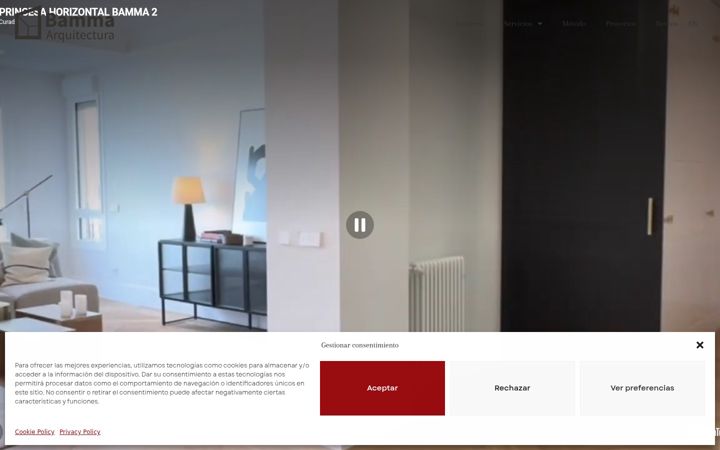 Screenshot του bammaarquitectura.es
