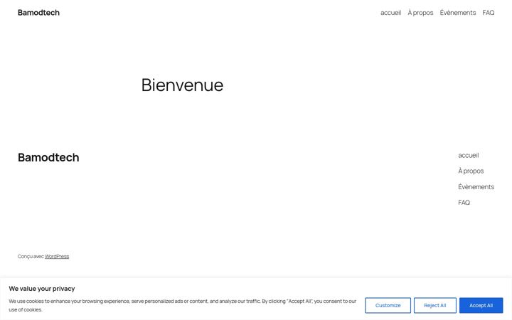 Screenshot of bamodtech.fr