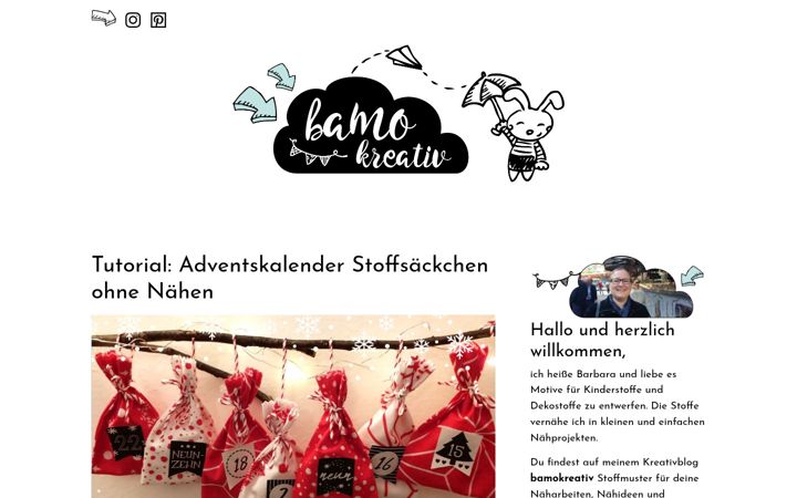 Screenshot of bamokreativ.de
