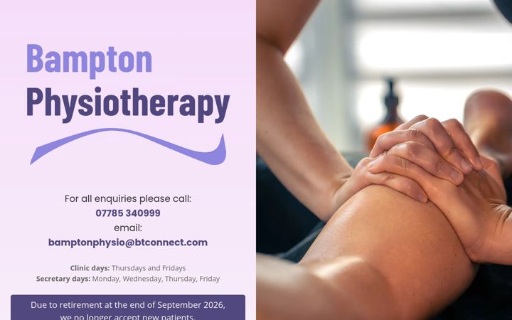 Captura de ecrã de bampton-physiotherapy.co.uk
