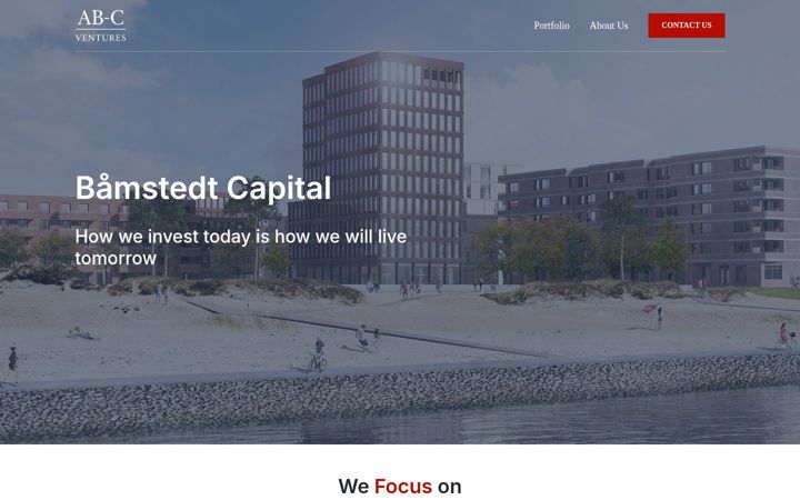Screenshot of bamstedt.com