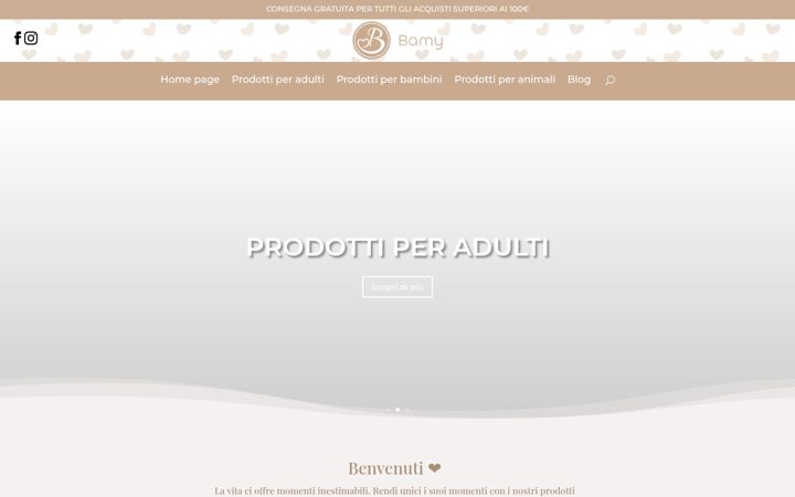 Screenshot of bamy.it
