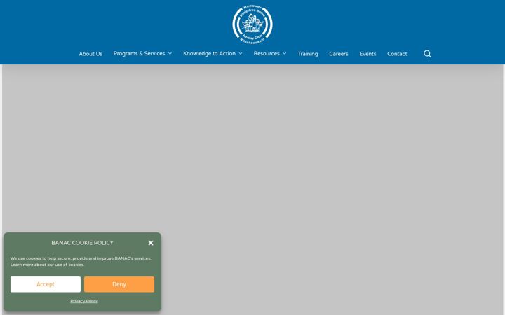 Screenshot of banac.on.ca