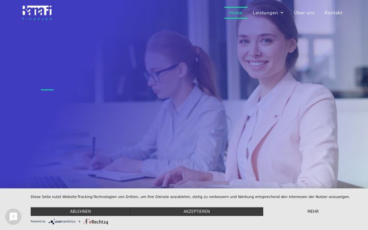Screenshot of banafi.de