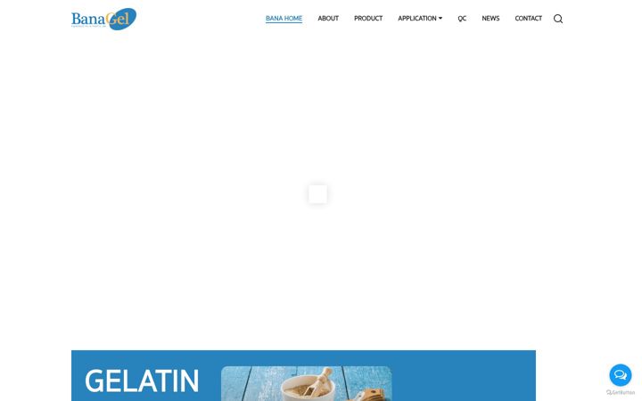 Screenshot of banagelatin.com
