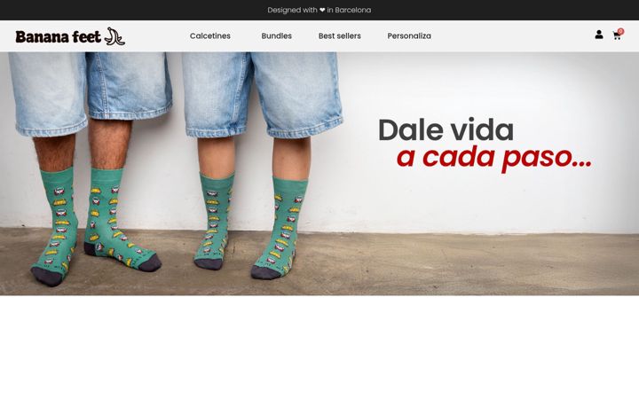 Screenshot of banana-feet.com