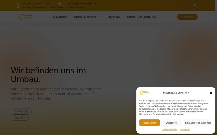 Screenshot of banana-it.eu
