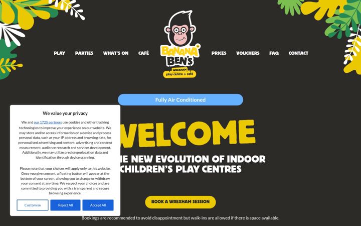 Screenshot of bananabens.co.uk
