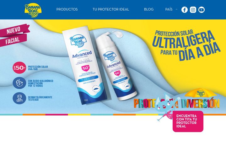 Snímek obrazovky bananaboatlatinoamerica.com.co