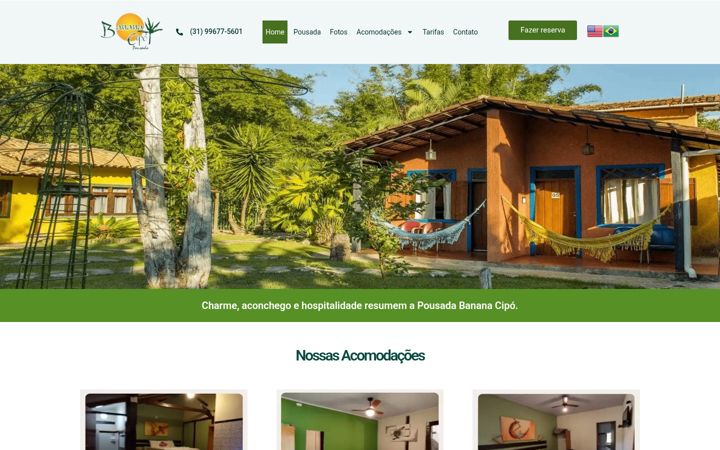 Screenshot of bananacipo.com.br