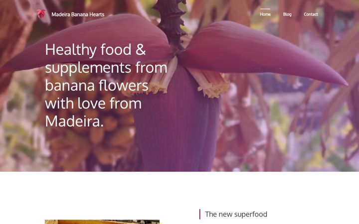 Screenshot of bananahearts.com