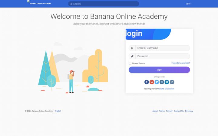 Screenshot of bananaoa.com