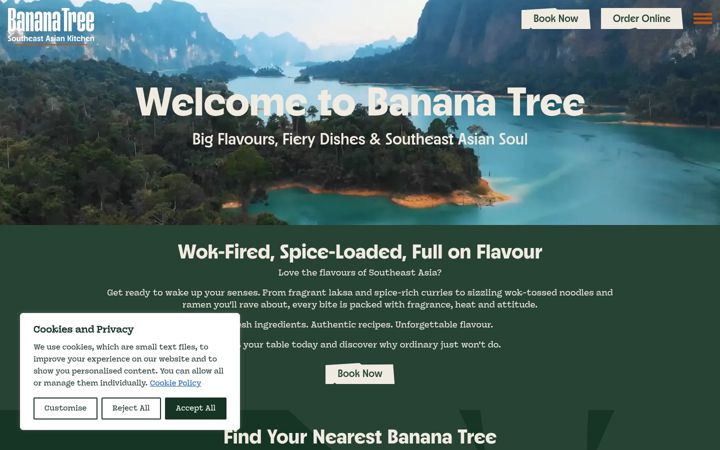 Screenshot of bananatree.co.uk