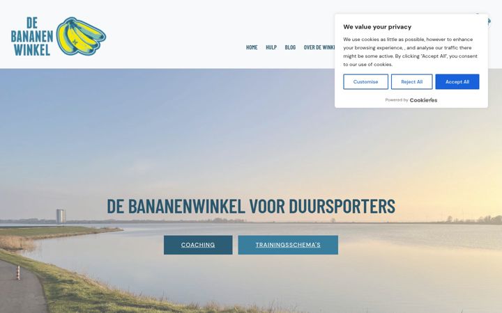 Screenshot ta' bananenwinkel.nl