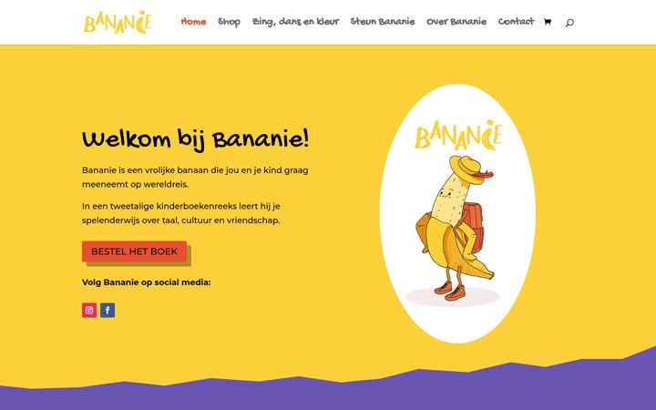 Screenshot ta' bananie.nl