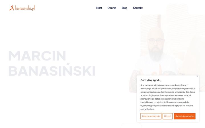 Screenshot του banasinski.pl
