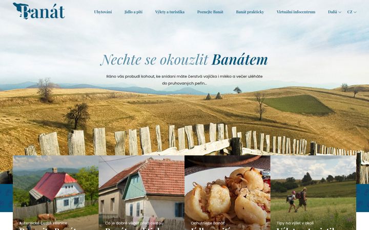 Screenshot of banat.cz