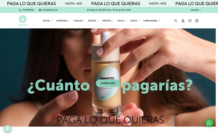 Screenshot of banbu.es