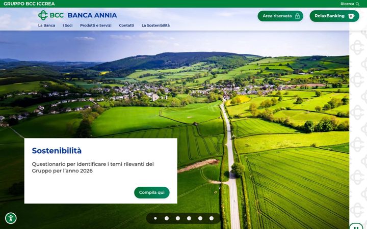 Screenshot of bancaannia.it