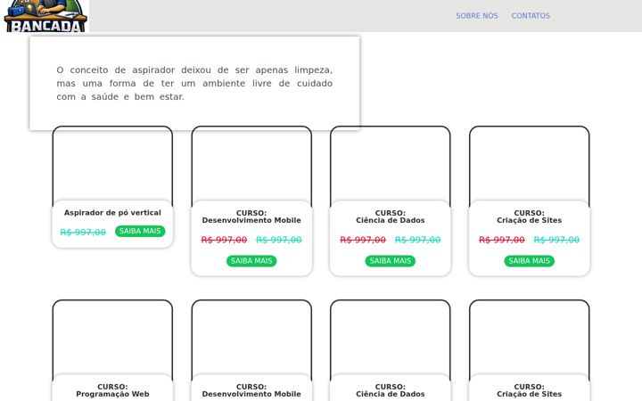 Screenshot of bancadadeideias.com