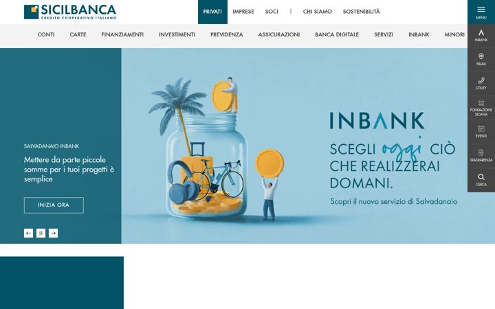 Screenshot of bancasicana.it