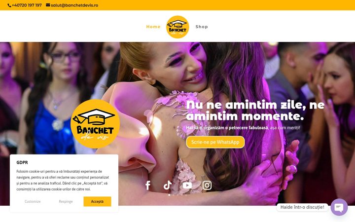 Screenshot of banchetdevis.ro