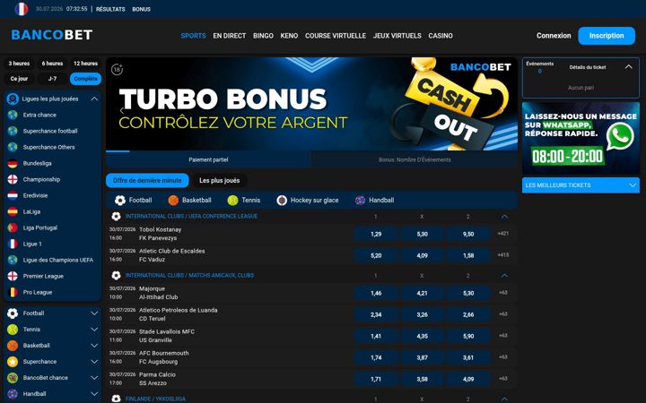 Screenshot of bancobet.cg