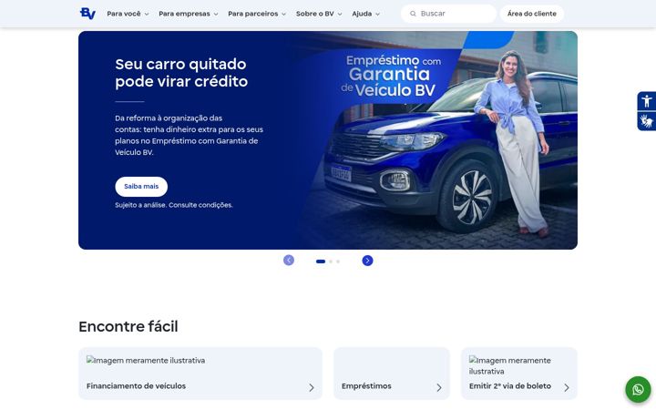 Screenshot of bancobv.com.br