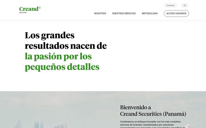 Screenshot of bancocreditandorrapanama.com