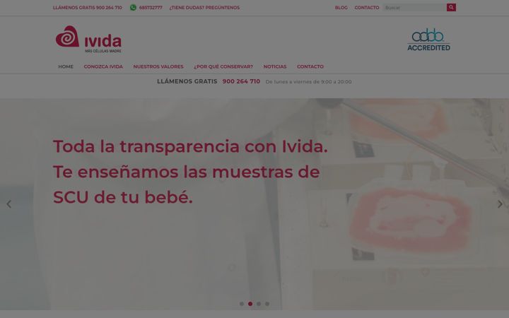 Screenshot of bancodecordonivida.com